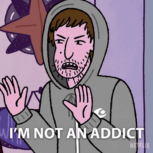 I'M Not An Addict Yoshi Schwooper GIF