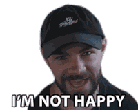 Im Not Happy Sad Sticker