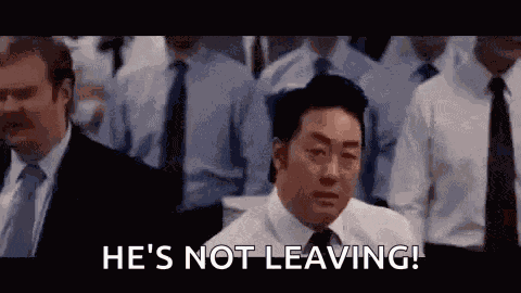 Im Not Leaving Wolf Of Wall Street GIF