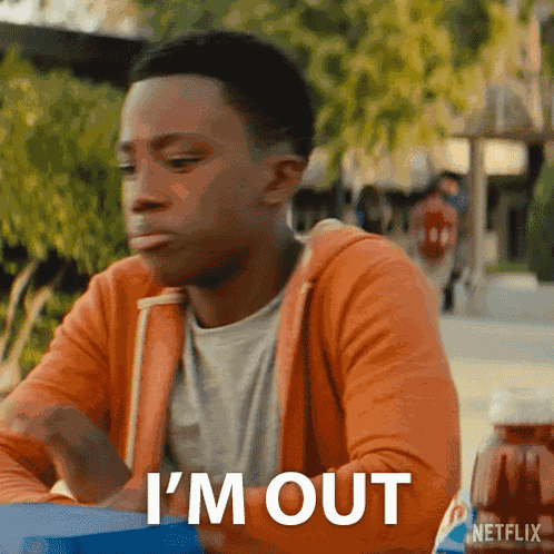 I'M Out Eddie GIF