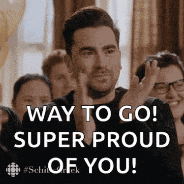 Im Proud Of You Dan Levy GIF
