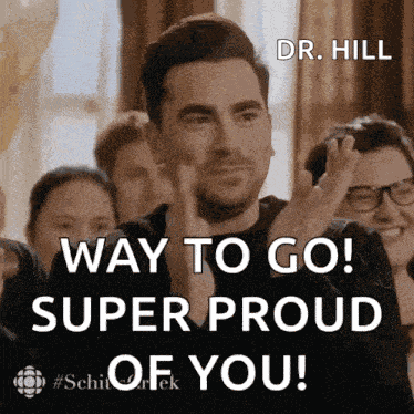 Im Proud Of You Dan Levy GIF