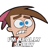 Im Really Sorry Timmy Turner Sticker