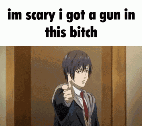 Im Scary I Got A Gun In This Bitch Kendrick GIF