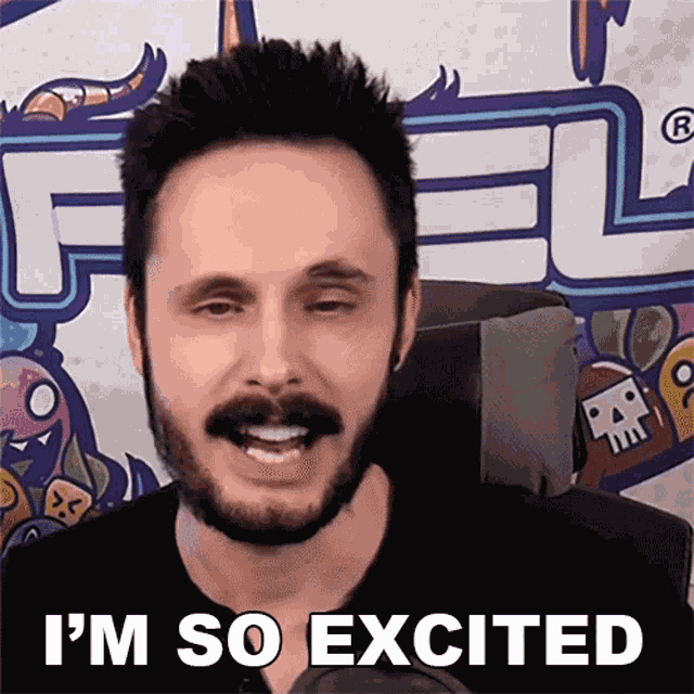 Im So Excited Liam Scott Edwards GIF