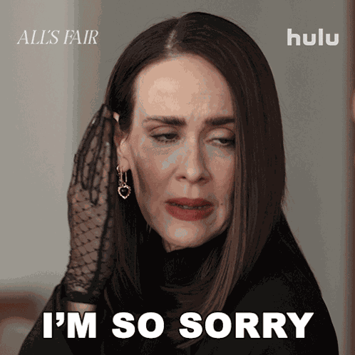 I'M So Sorry Carrington Lane GIF