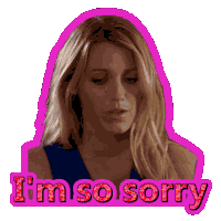 Im Sorry Apology Apologize Sticker