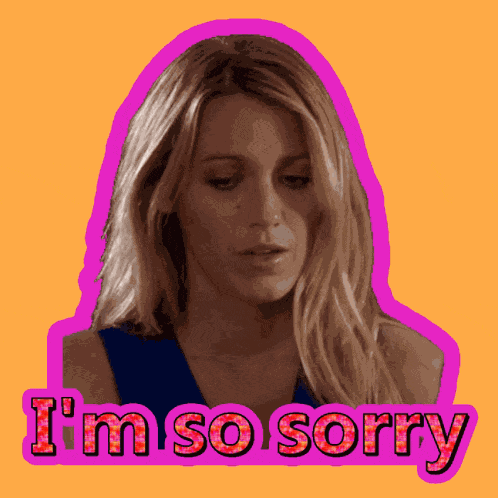 Im Sorry Apology Apologize GIF