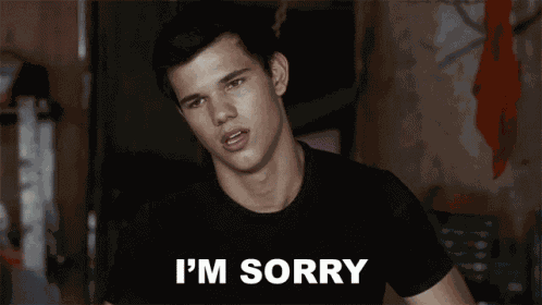 Im Sorry Jacob Black GIF