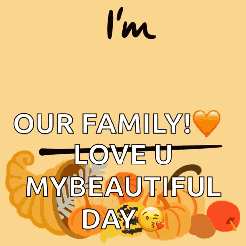 Im Thankful For Happy Thanksgiving GIF