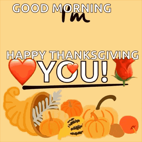Im Thankful For Happy Thanksgiving GIF