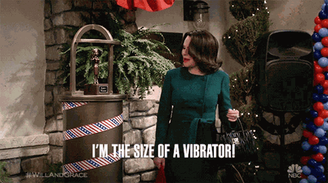 Im The Size Of A Vibrator Karen Walker GIF