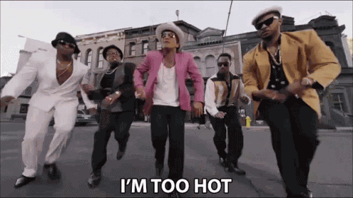 Im Too Hot Bruno Mars GIF
