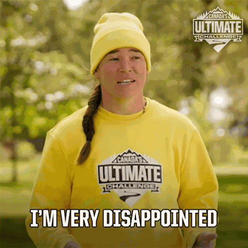 I'M Very Disappointed Kelly Babstock GIF