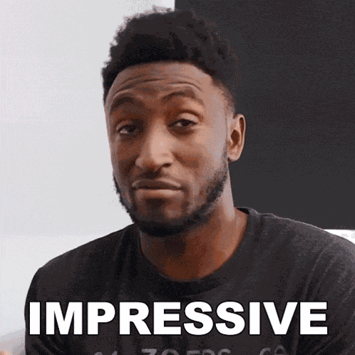 Impressive Marques Brownlee GIF