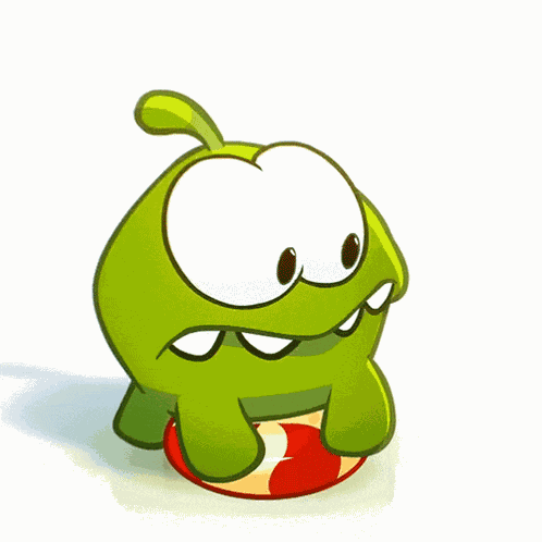 Indecisive Om Nom GIF