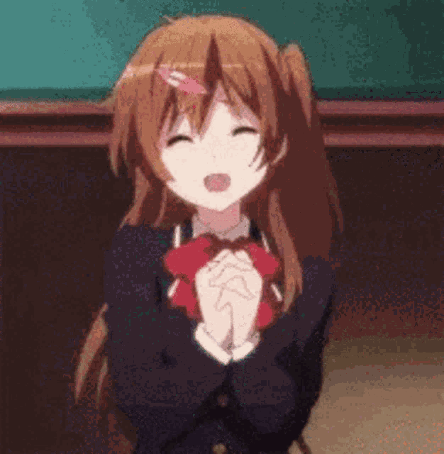 Infinite Loop Anime Girl GIF