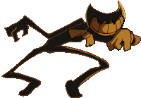 Ink Demon Dancing Sticker