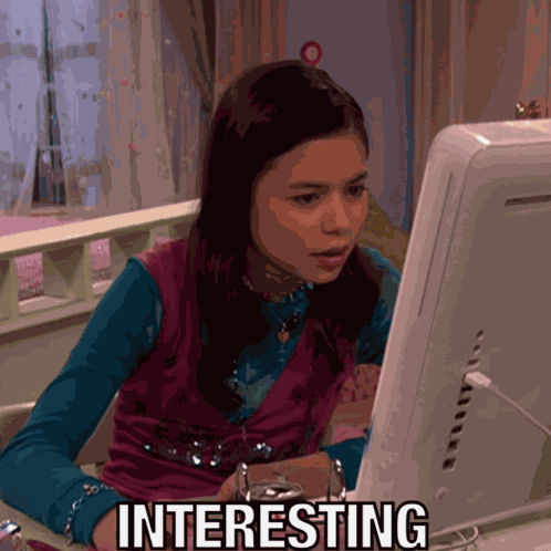 Interesting Hmm GIF