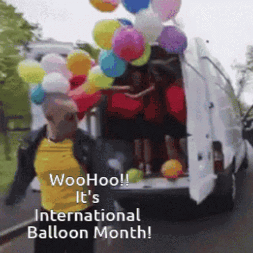International Balloon Month GIF