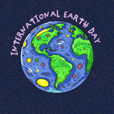 International Earth Day April 22 GIF