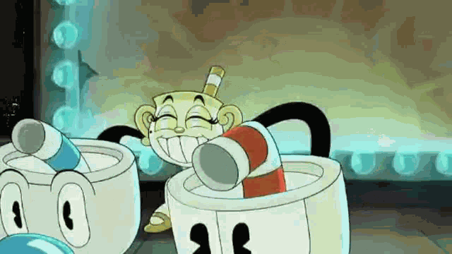 Introduce Yourself Cuphead GIF