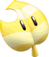 Invincibility Leaf Super Mario 3d World Sticker