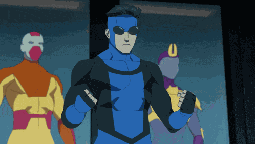 Invincible Invincible Blue Suit GIF