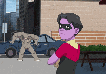 Invincible Kid Omni Man GIF