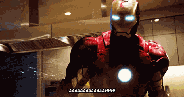Iron Man Ahhh GIF
