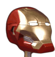 Iron Man Helmet 3d Model Sticker