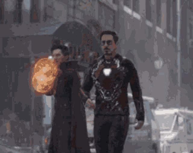 Iron Man Mark50suit Up Tony Stark GIF