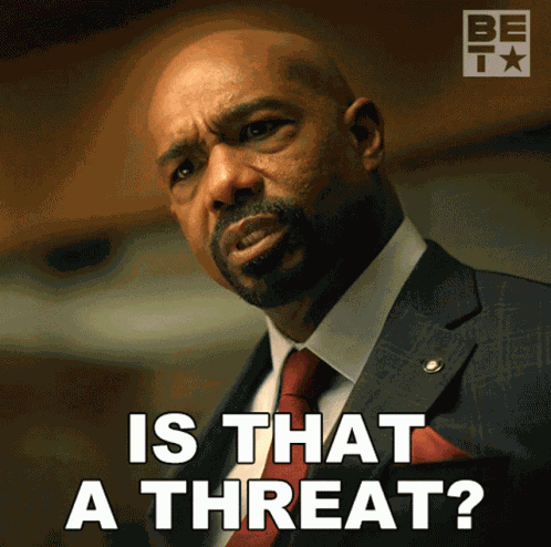 Is That A Threat Calvin Jordan GIF