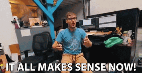 It All Make Sense Know All Clear GIF
