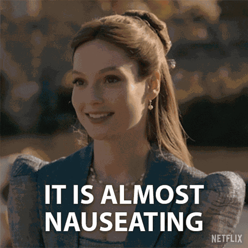 It Is Almost Nauseating Francesca Bridgerton GIF