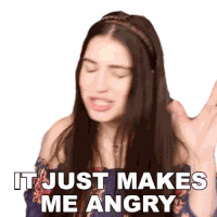 It Just Makes Me Angry Marissa Rachel Sticker