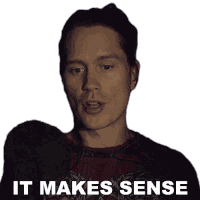 It Makes Sense Per Fredrik Asly Sticker