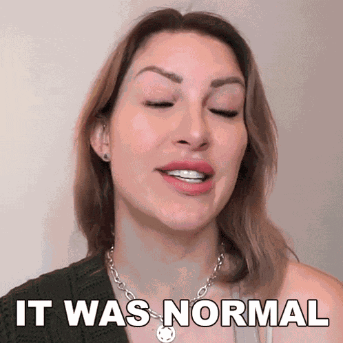 It Was Normal Tracy Kiss GIF
