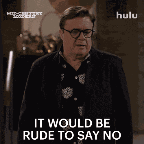 It Would Be Rude To Say No Bunny Schneiderman GIF