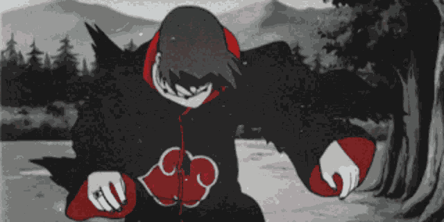 Itachi Uchiha Ninjutsu GIF