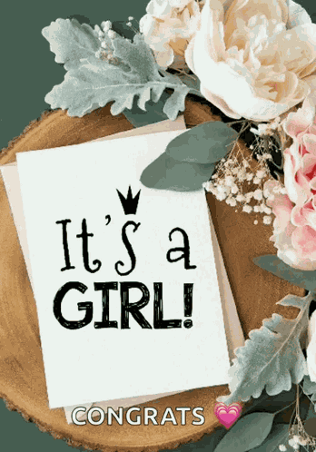 Its A Girl Baby GIF