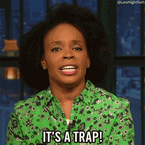 Its A Trap Warning GIF