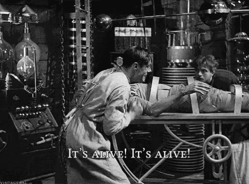 It'S Alive! It'S Alive! GIF