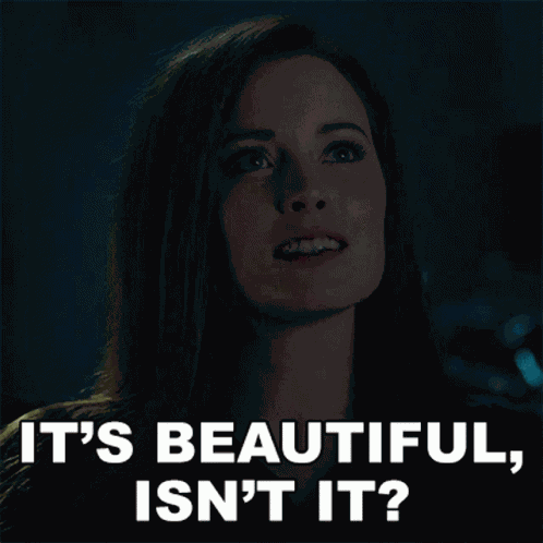Its Beautiful Isnt It Eleanor Bonneville GIF