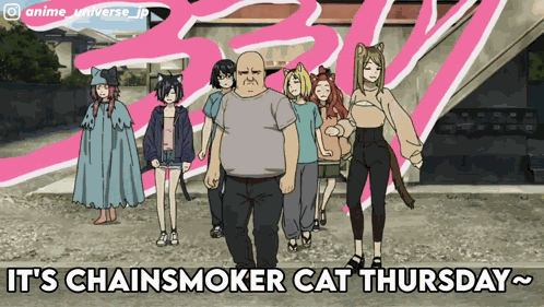 It'S Chainsmoker Cat Thursday Peak Thursday GIF