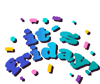 Its Friday Happy Friday Sticker