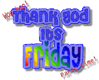 Its Friday Thank God Its Friday Sticker