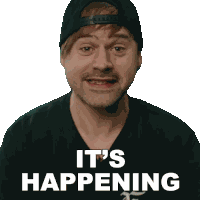 Its Happening Jared Dines Sticker