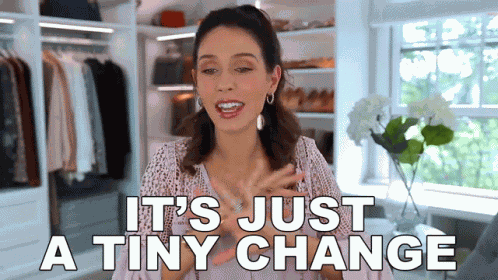 Its Just A Tiny Change Shea Whitney GIF