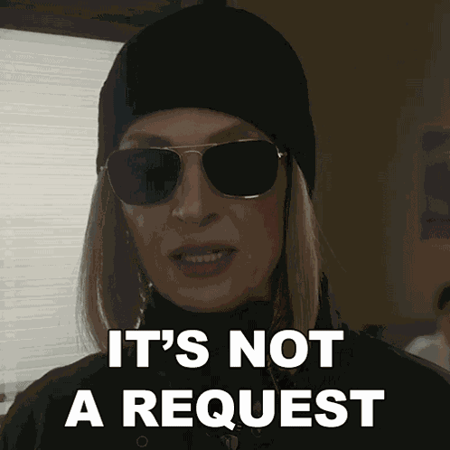 It'S Not A Request Charley GIF